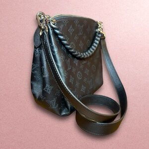 Louis Vuitton babylone Mahina black monogram purse bag shoulder noir crossbody